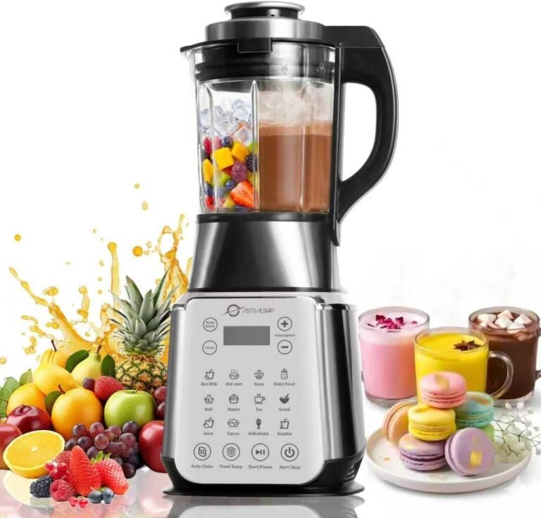Glass Blenders for Kitchen – Stainless Steel Professional Blender for Smoothies 1500W Motor, Nut Milk Maker Machine 9 Adjustable Speeds, 14 Preset Programs, BPA-Free Glass Jar blender, Soy Milk, Soups Glass Blenders for Kitchen – Stainless Steel Professional Blender for Smoothies 1500W Motor, Nut Milk Maker Machine 9 Adjustable Speeds, 14 Preset Programs, BPA-Free Glass Jar blender, Soy Milk, Soups