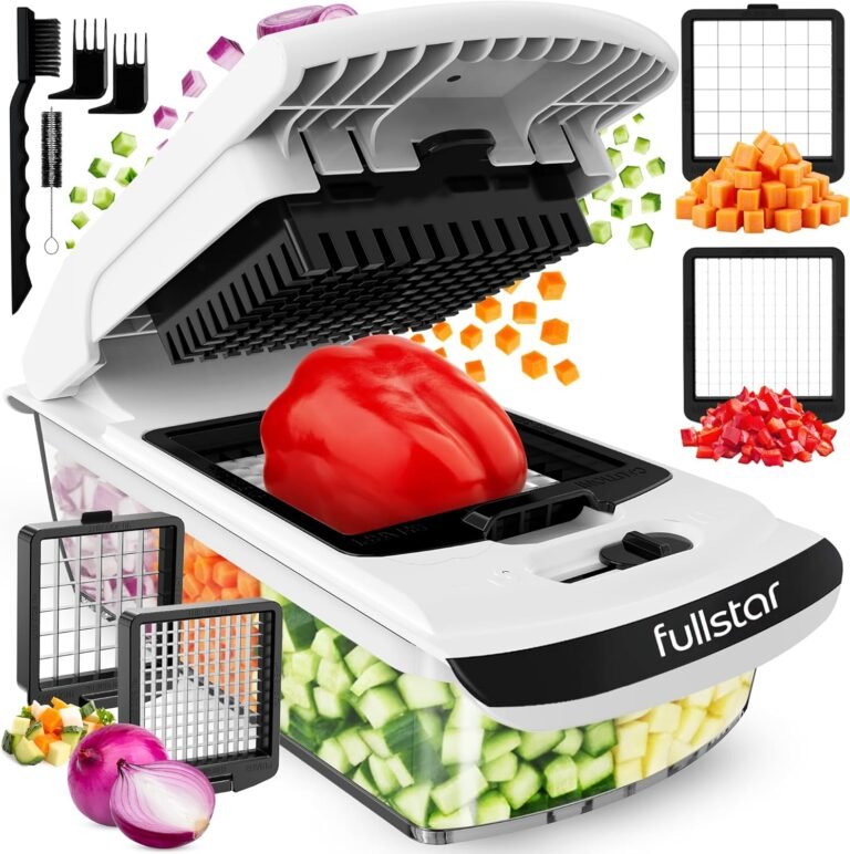 Fullstar The Original Pro Chopper – Vegetable Chopper and Dicer, Food Chopper with Container, Fruit Cutter, Kitchen Gadgets & Gifts, Home Essentials (2 in 1, White) Fullstar The Original Pro Chopper – Vegetable Chopper and Dicer, Food Chopper with Container, Fruit Cutter, Kitchen Gadgets & Gifts, Home Essentials (2 in 1, White)