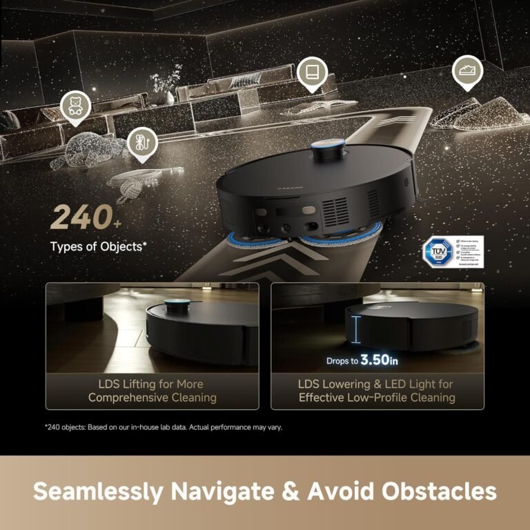 DREAME Matrix10 Ultra Robot Vacuum and Mop, Multi-Mop Switching, 3.14inch Obstacle Clearing, 30,000Pa Suction, Self Empty&Refill, Self-Cleaning, 100% Detangling, 240+ Obstacle Avoidance, Voice Control DREAME Matrix10 Ultra Robot Vacuum and Mop, Multi-Mop Switching, 3.14inch Obstacle Clearing, 30,000Pa Suction, Self Empty&Refill, Self-Cleaning, 100% Detangling, 240+ Obstacle Avoidance, Voice Control
